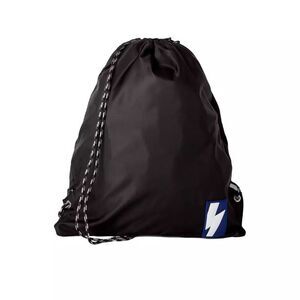 Neil Barrett Thunder Bolt Drawstring Backpack Black Men Black Backpacks